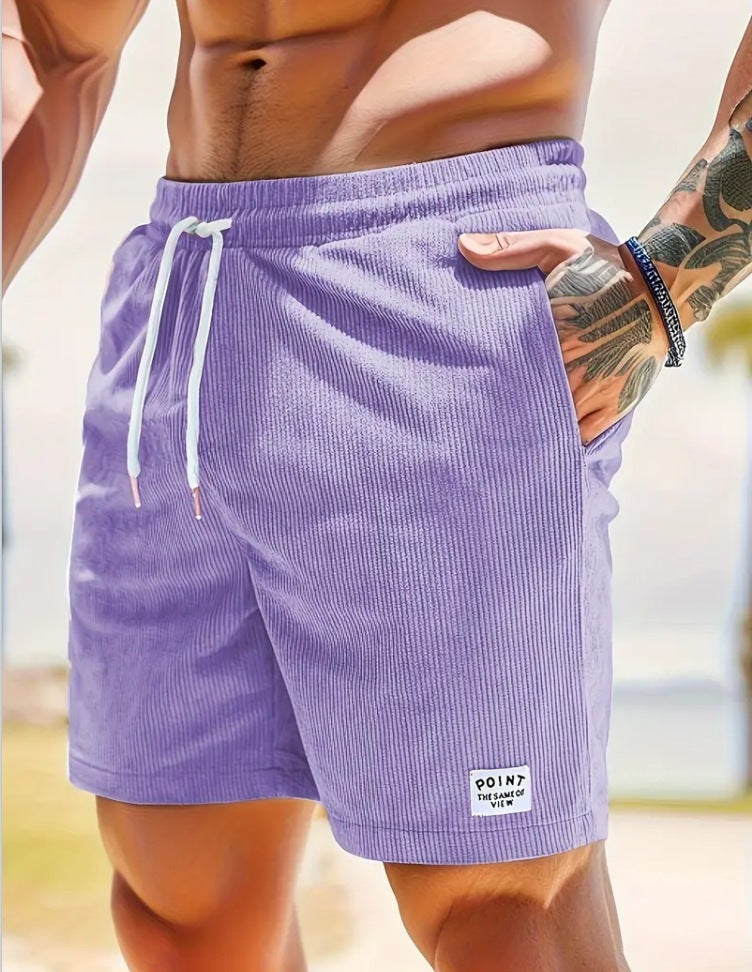 Men's Summer Corduroy Shorts