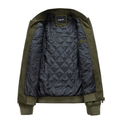 Men's Suede Zipper Jacket
